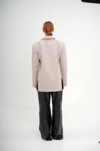 Bunda s rozparkami na rukávoch béžová BRU