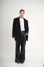 Bunda s rozparkami na rukávoch, čierna BRU