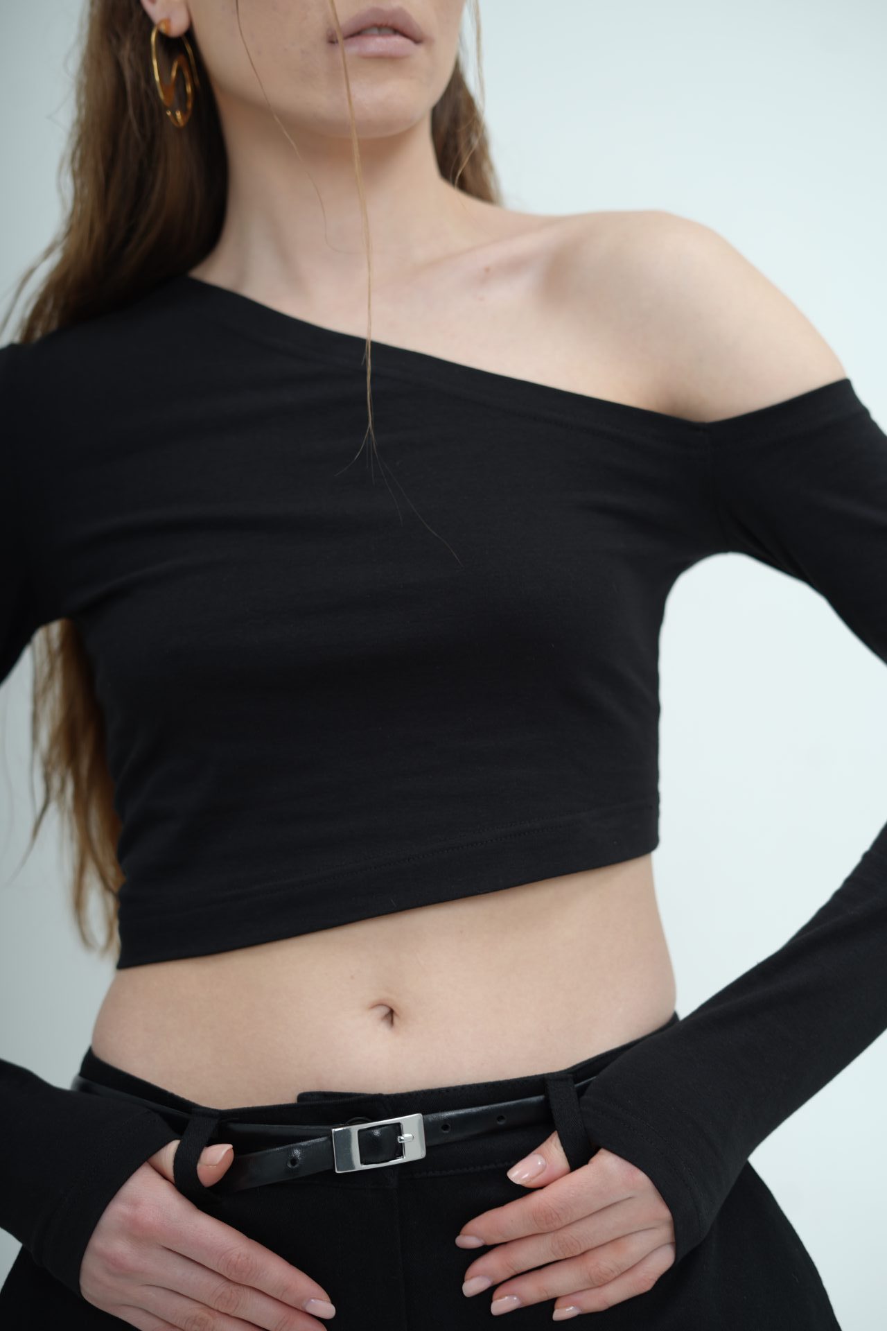 Лонгслів вкорочений, в 3-х кольорах BRU