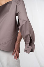 Сорочка з прихованими розрізами на рукавах (3 кольори) BRU