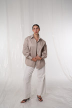 Сорочка з прихованими розрізами на рукавах (3 кольори) BRU