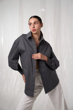 Сорочка з прихованими розрізами на рукавах (3 кольори) BRU