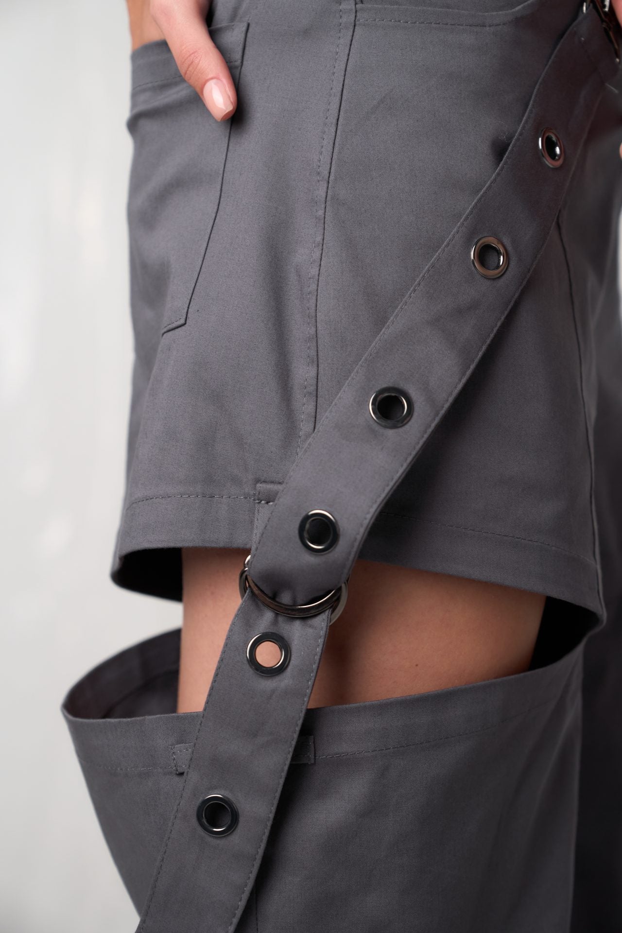 Карго з розрізами в кольорах: графіт, мокко, беж BRU