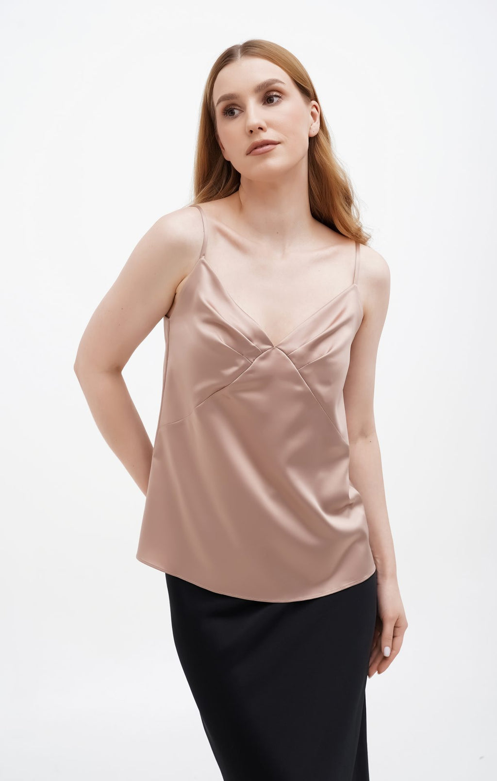 Hodvábny top s labuťou od FAYNA