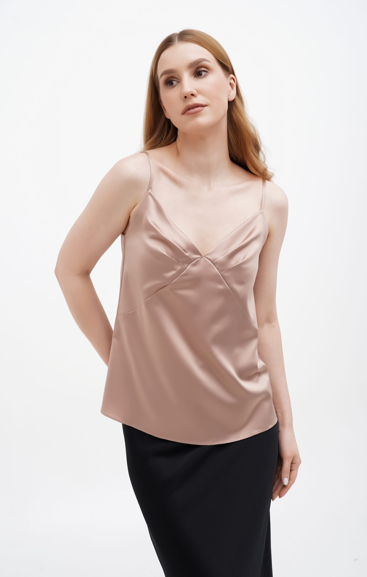 Шовковий топ Swan від FAYNA