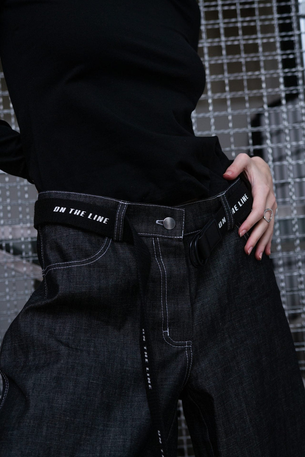 Široké džínsy BRU s nízkym pásom