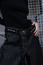 Široké džínsy BRU s nízkym pásom