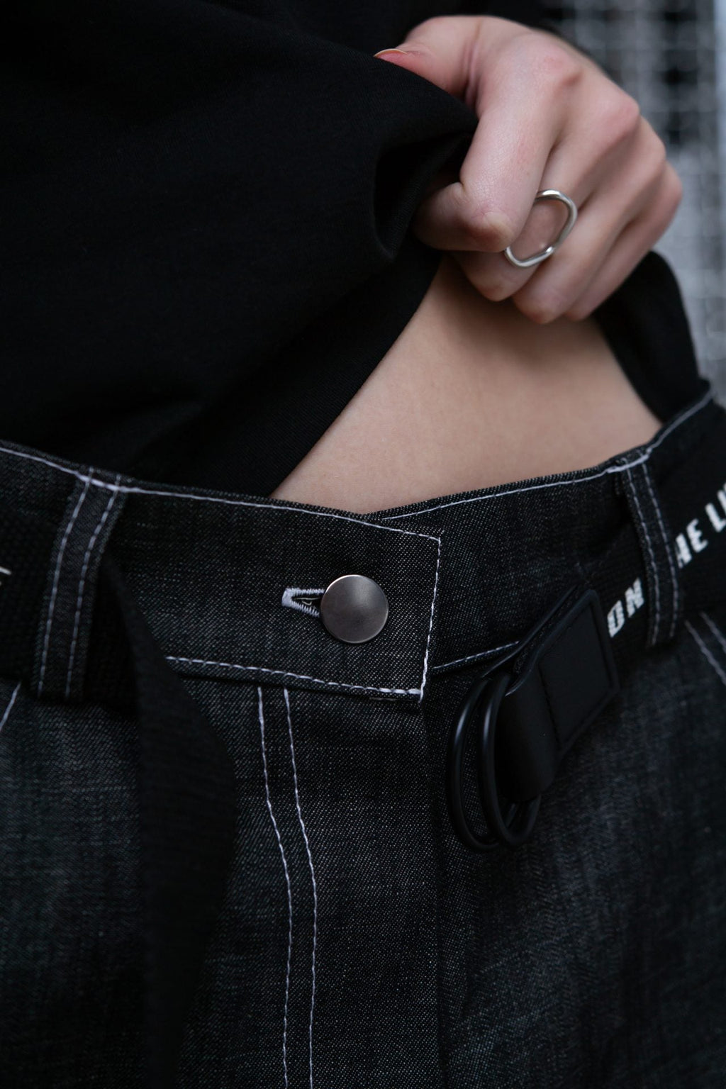 Široké džínsy BRU s nízkym pásom