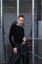 Лонгслів з сіткою на спинці BRU