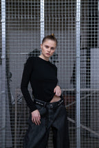 Лонгслів з сіткою на спинці BRU