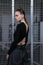 Лонгслів з сіткою на спинці BRU