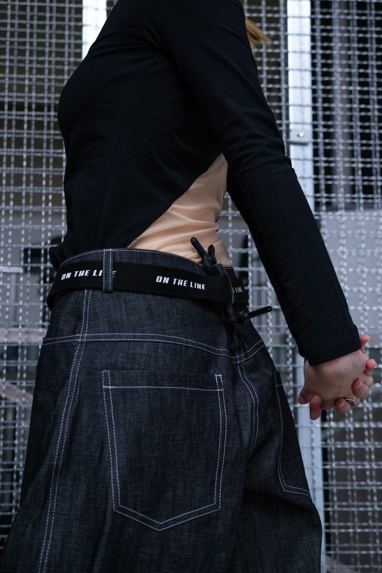 Široké džínsy BRU s nízkym pásom