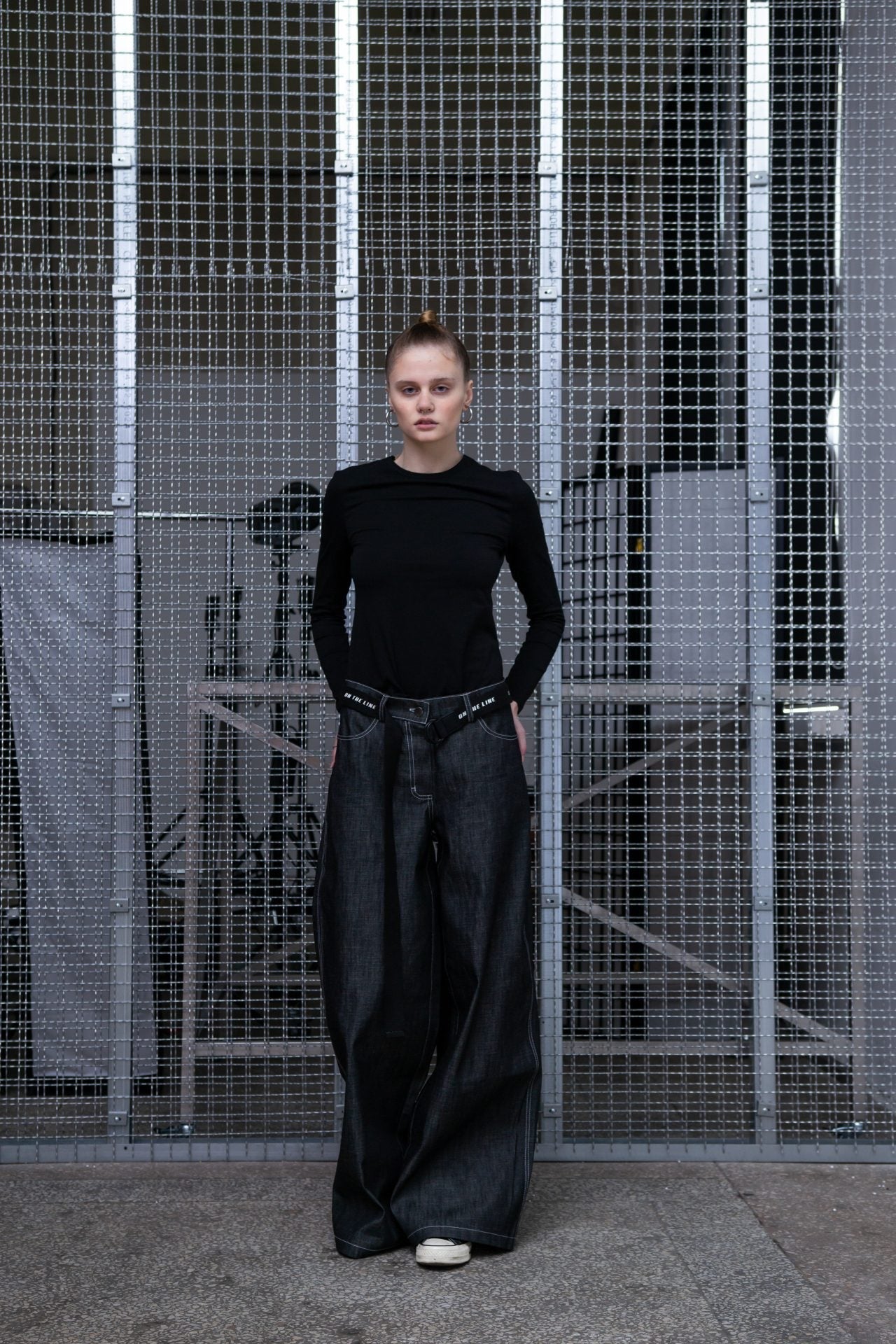 Široké džínsy BRU s nízkym pásom