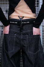 Široké džínsy BRU s nízkym pásom