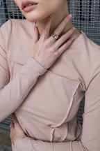 Dlhý rukáv BRU s ohrnutými švami