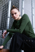 Dlhý rukáv BRU s ohrnutými švami