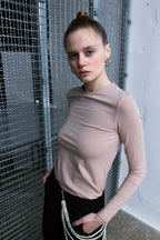 Лонгслів з сіткою на спинці BRU