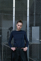 Dlhý rukáv BRU s ohrnutými švami