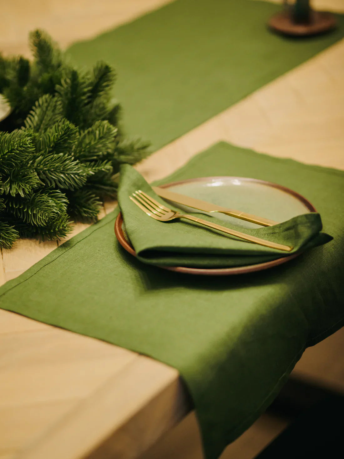 Серветка лляна сервірувальна під тарілку базова SAVE yourself