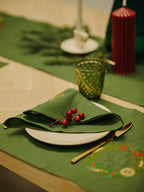 Серветка лляна сервірувальна під тарілку Різдвяно-Новорічна SAVE yourself