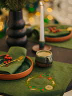 Серветка лляна сервірувальна під тарілку Різдвяно-Новорічна SAVE yourself