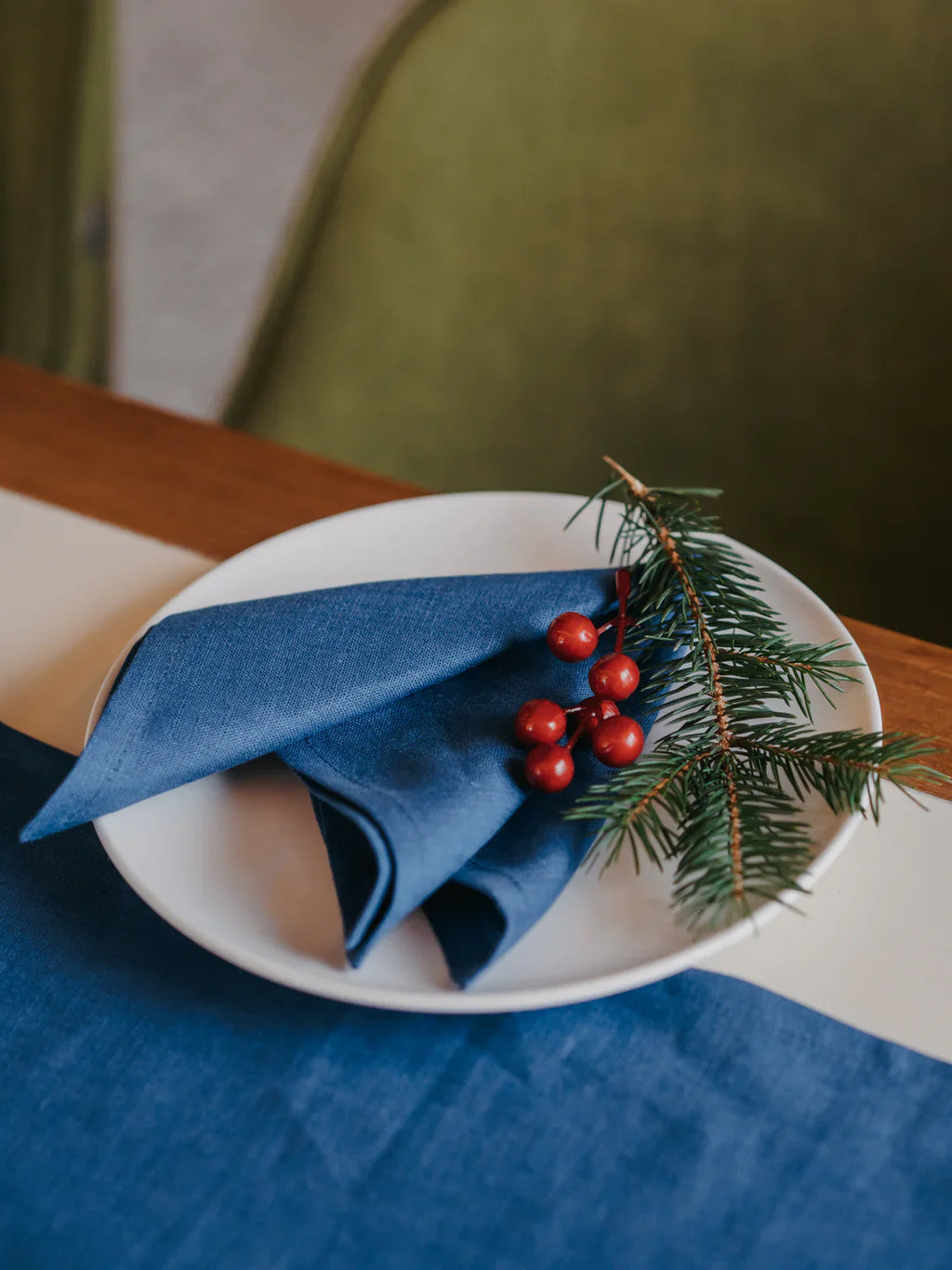 Серветка лляна сервірувальна під тарілку базова SAVE yourself