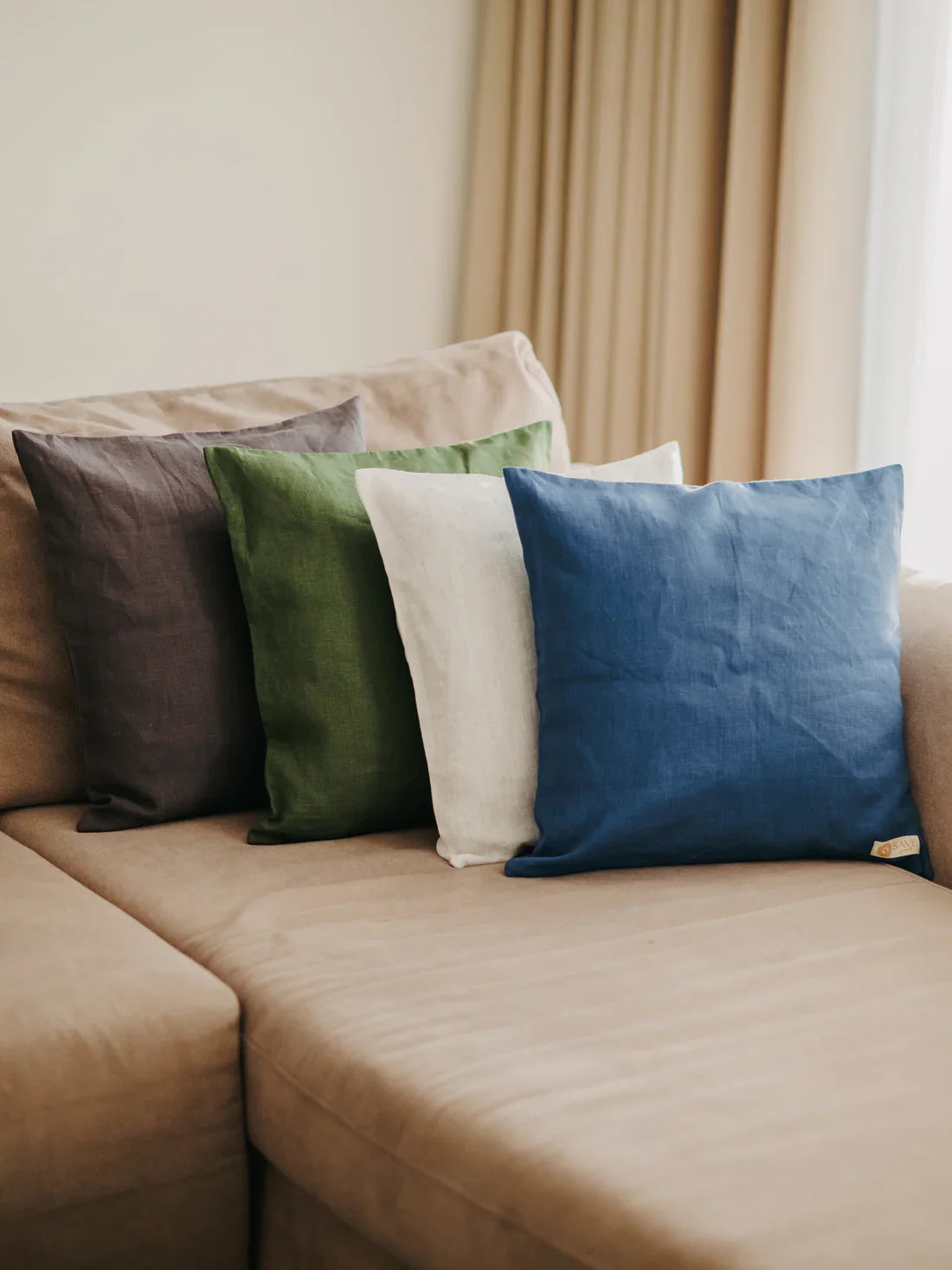 Наволочка лляна базова, 4 кольори SAVE yourself