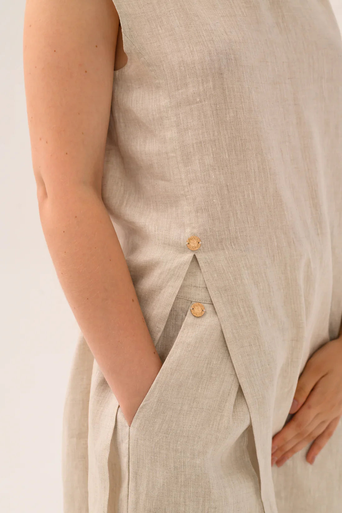 Туніка легкого крою із високоякісного льону від SAVE yourself