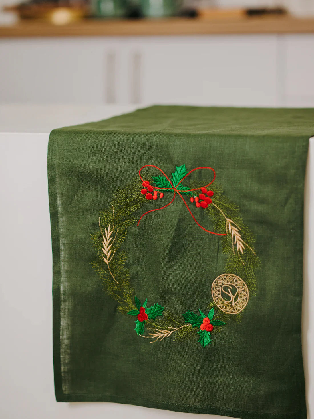 Ранер лляний на стіл Різдвяно-Новорічна SAVE yourself