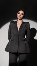 Bunda s očkami GoldenRatio, čierna