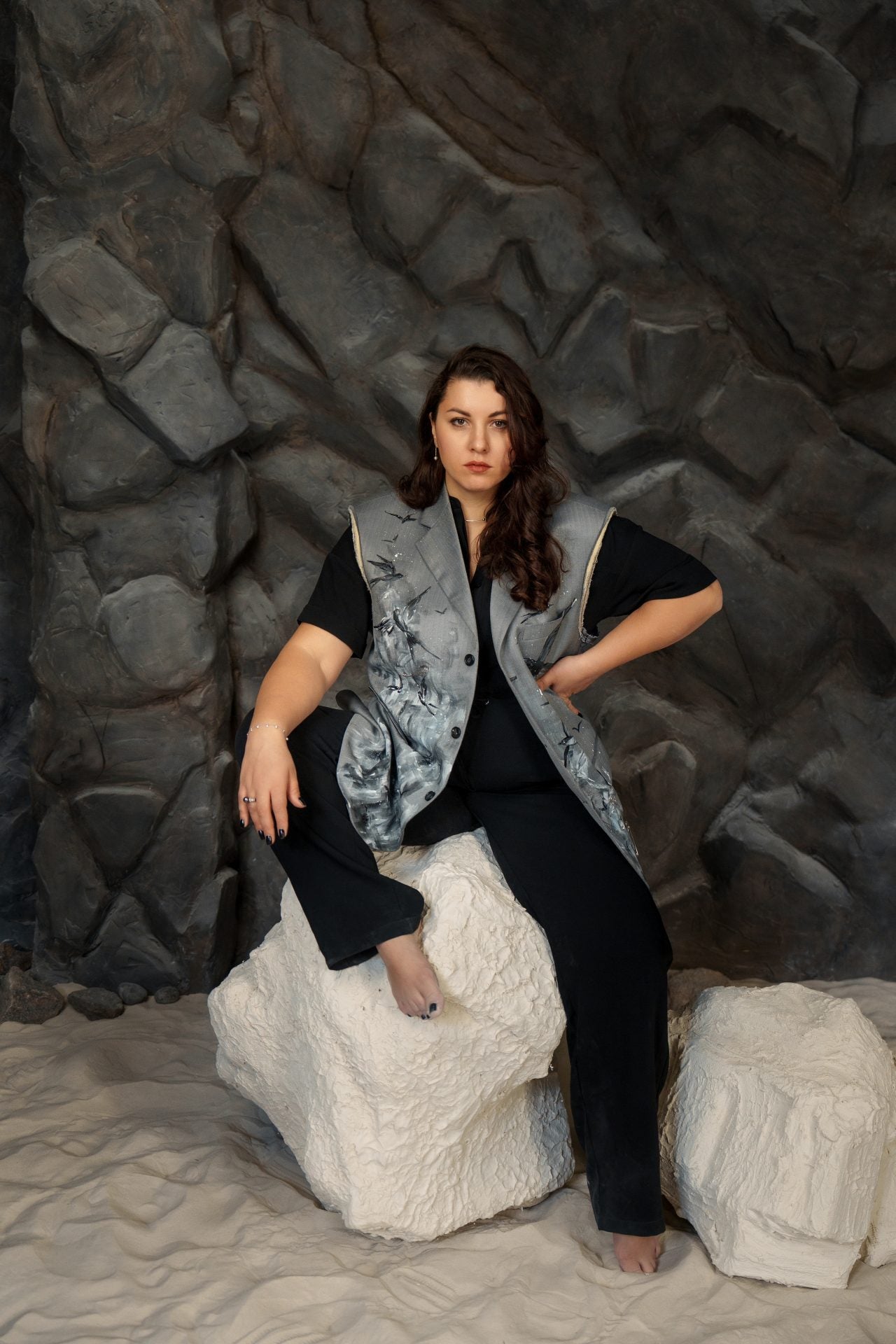 Жилет “Політ абстракції” від LunaTart на Замовлення