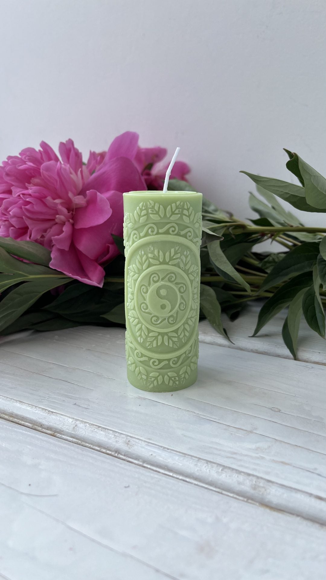 Свічка із соєвого воску мандала від RAO