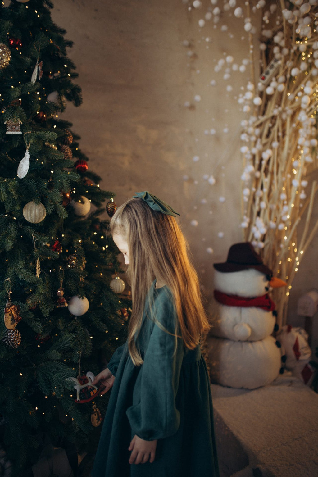 Дитяча сукня Мія з вареної кропиви зелена VIRA APPAREL