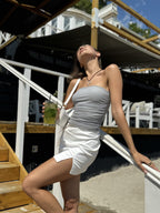 Топ-бандо із сітки, сірий KA.EL