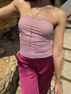 Топ-бандо із сітки, рожевий KA.EL