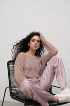 Светр у сіточку із топом-бандо, 3 кольори KA.EL