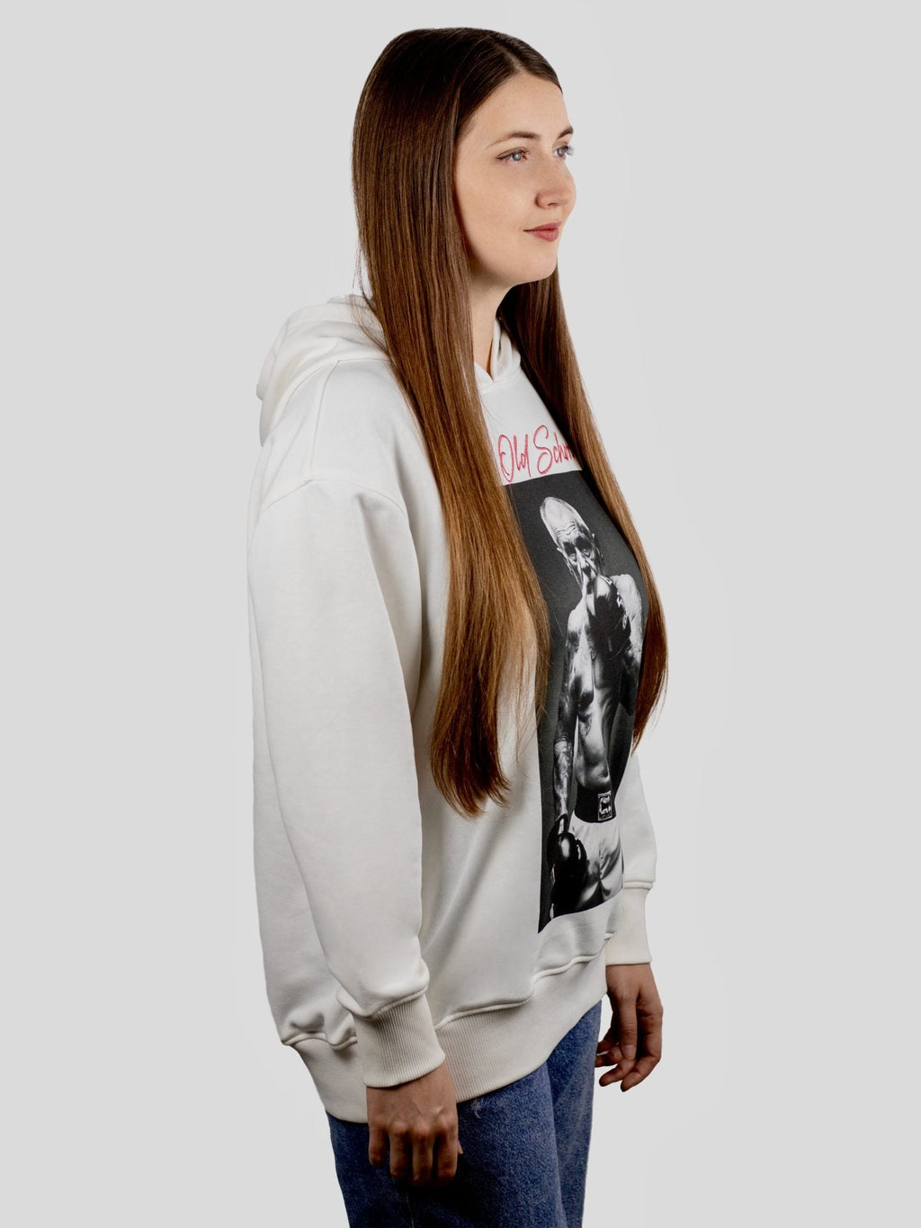 Худі «Old School» дідусь, унісекс, оверсайз в 2-х кольорах від BOJO