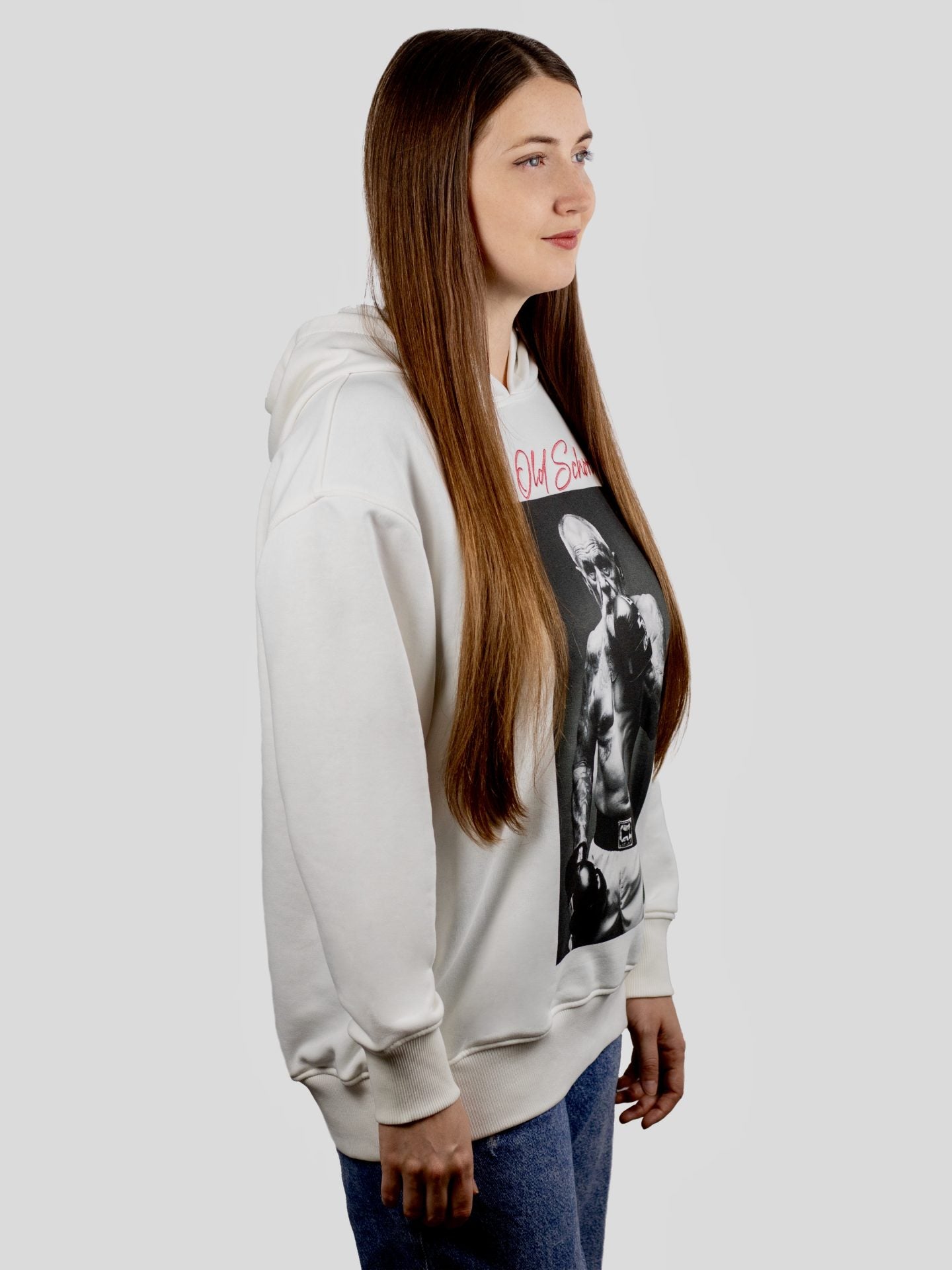 Худі «Old School» дідусь, унісекс, оверсайз в 2-х кольорах від BOJO