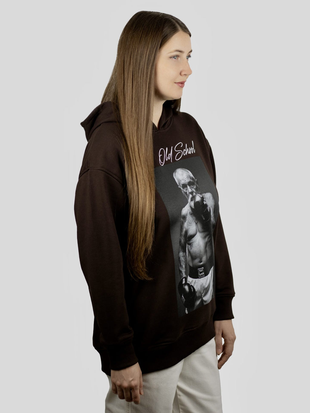 Худі «Old School» дідусь, унісекс, оверсайз в 2-х кольорах від BOJO