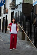 Трикотажний сет світшот та брюки, 5 кольорів BRU