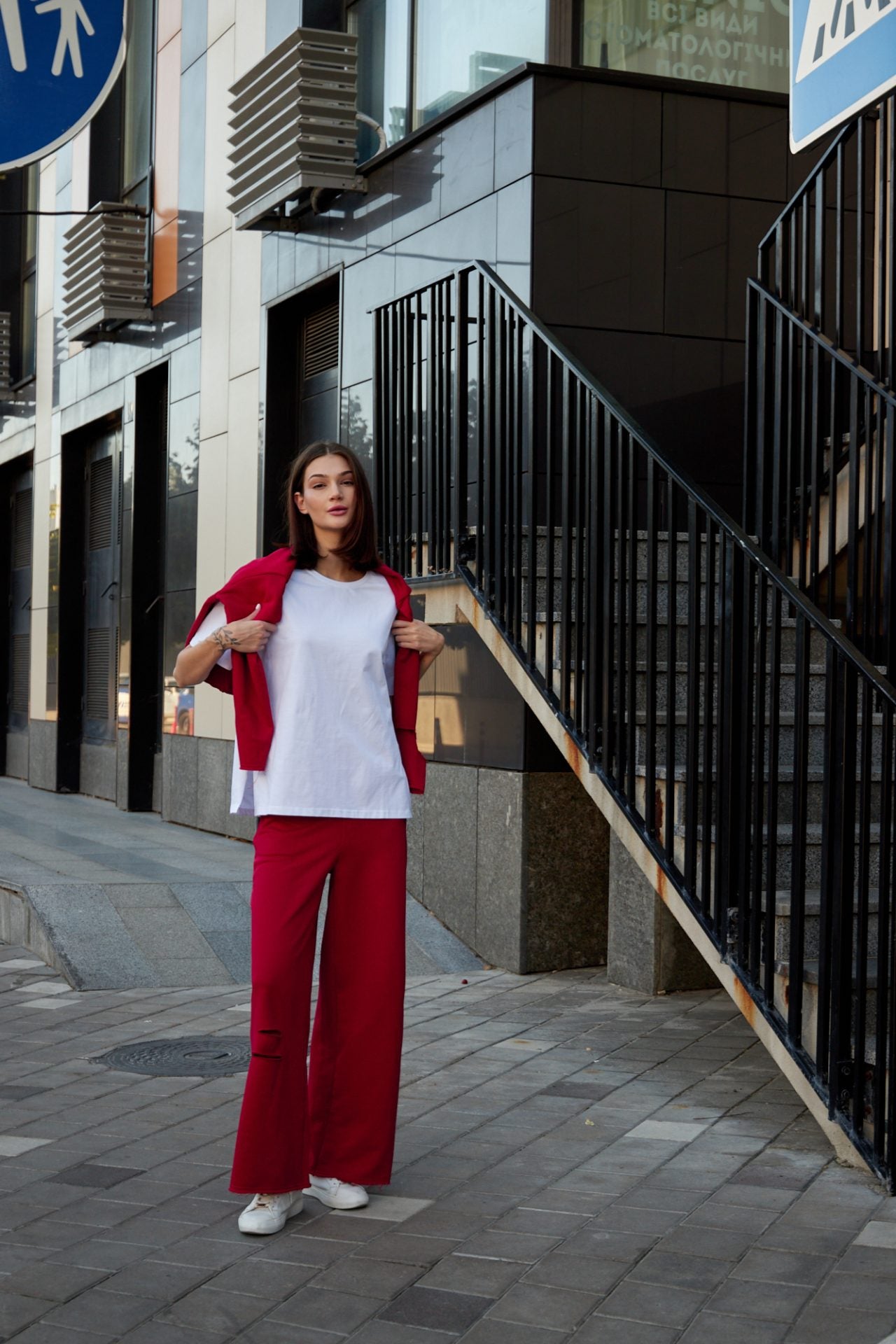 Трикотажний сет світшот та брюки, 5 кольорів BRU