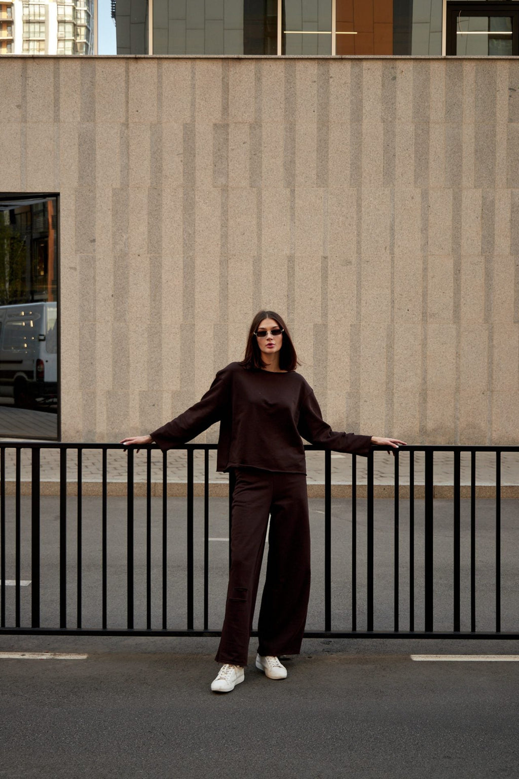 Трикотажний сет світшот та брюки, 5 кольорів BRU