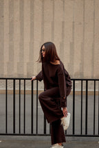 Трикотажний сет світшот та брюки, 5 кольорів BRU