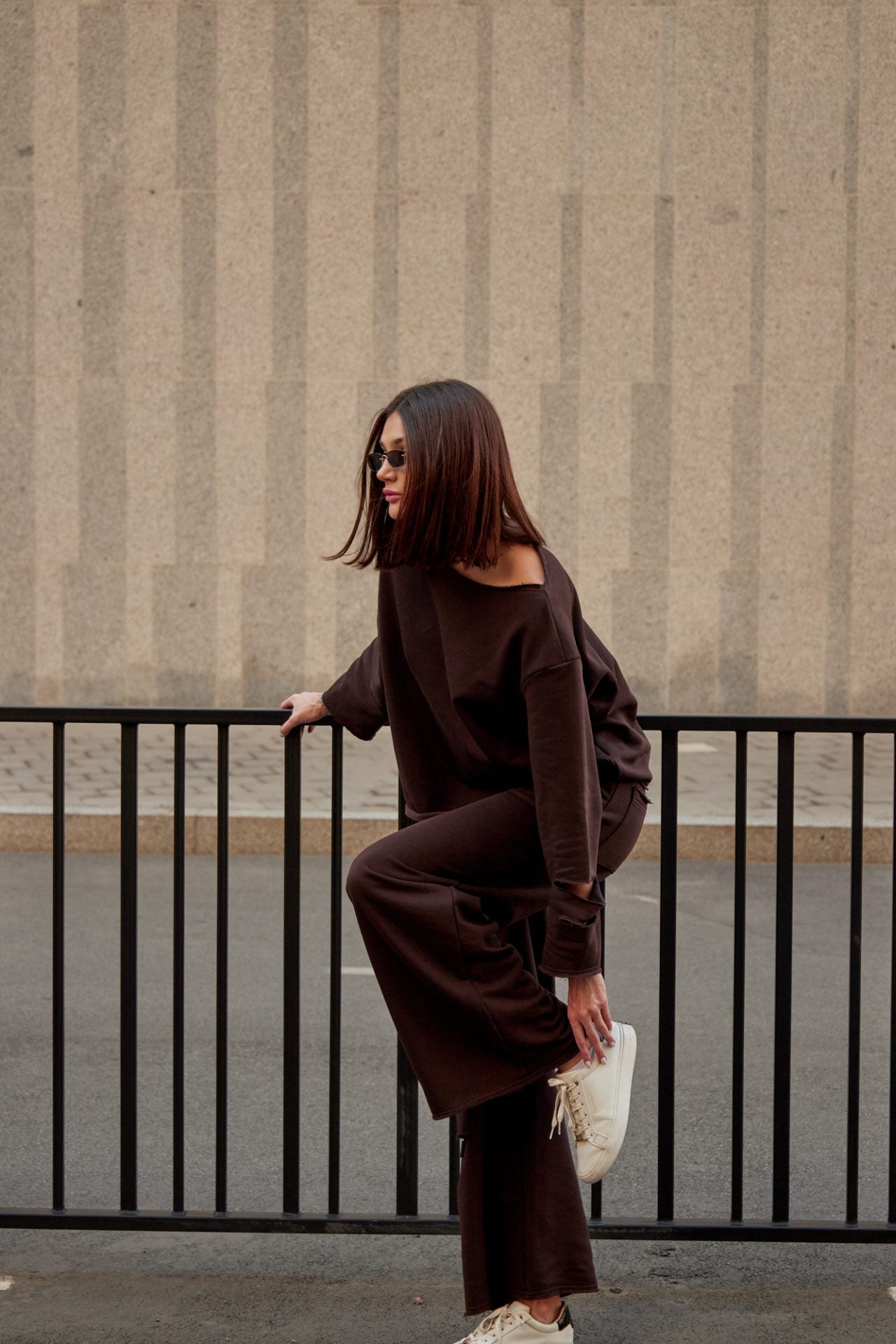 Трикотажний сет світшот та брюки, 5 кольорів BRU