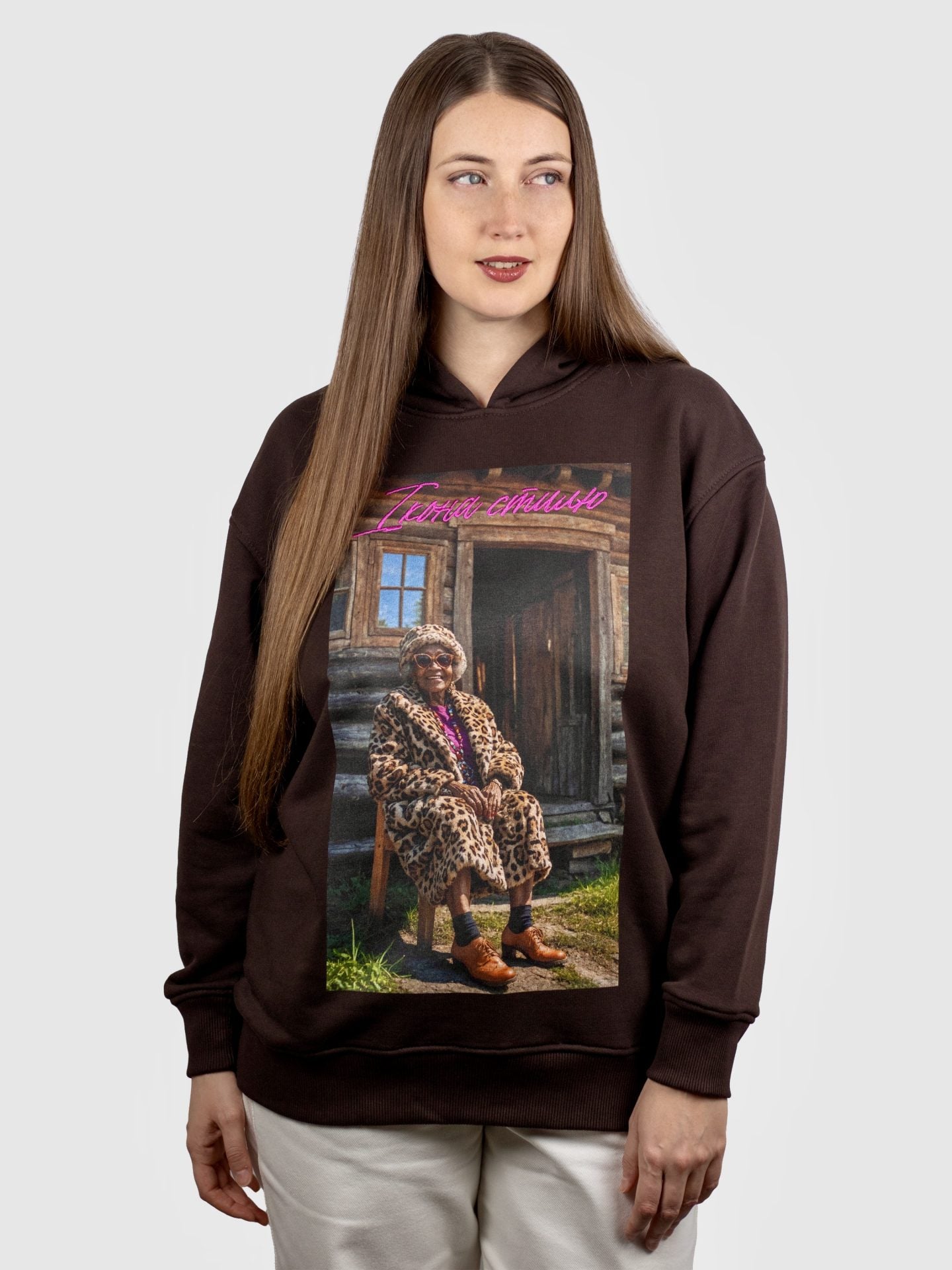 Худі «Ікона стилю», унісекс, оверсайз в 2-х кольорах від BOJO