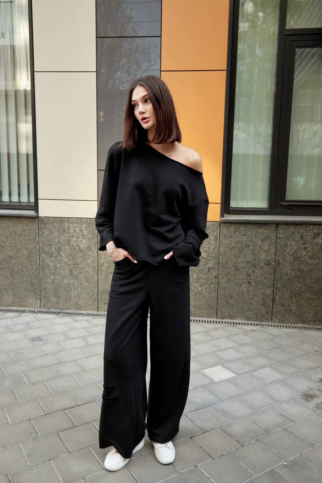 Трикотажний сет світшот та брюки, 5 кольорів BRU