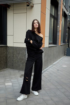 Трикотажний сет світшот та брюки, 5 кольорів BRU