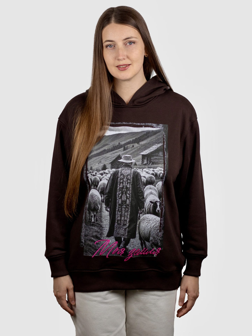 Худі «Моя земля», унісекс, оверсайз в 2-х кольорах від BOJO