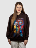 Худі «Не в бабках щастя», унісекс, оверсайз в 2-х кольорах від BOJO