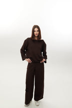 Світшот з розрізами на рукаві BRU